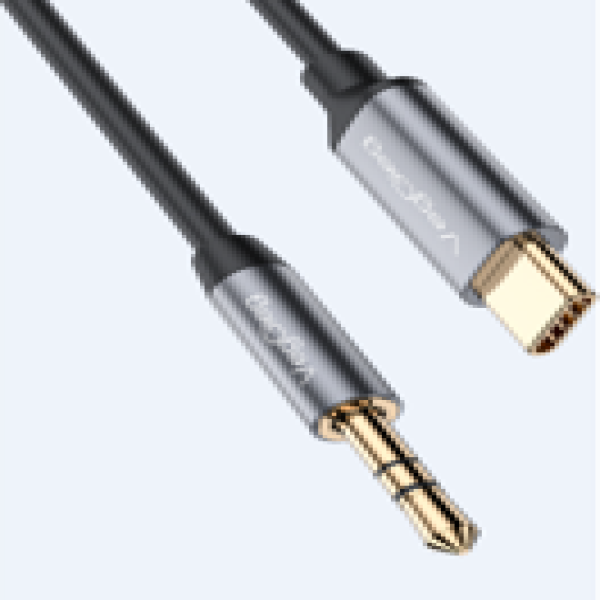 Typec Male to 3.5mm Male Audio Cable 1m - V-A600
