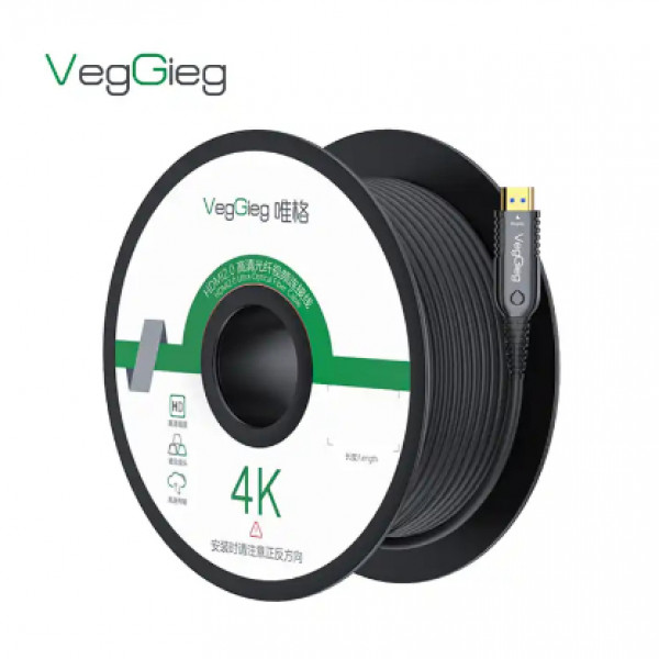 Dây HDMI Quang 10m VH707 VEGGIEG 4K