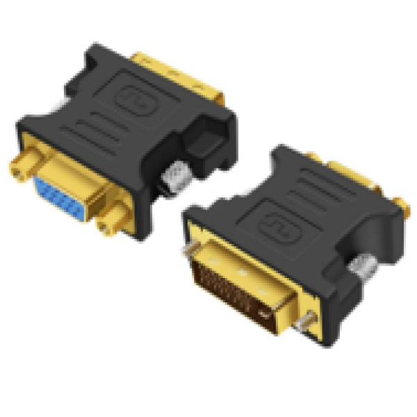 DVI 24+5 VGA Famale Adapter Golden-Plated Connector - V-S110